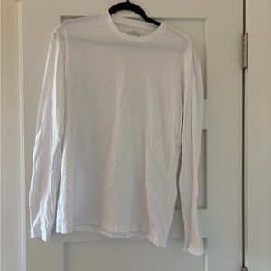 True Classic white long sleeve tee